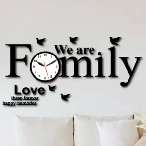 Stylish Modern Family Clock (WC0149)