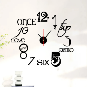 Modern DIY Wall Clock (WC0163)