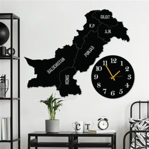 Pakistan Map Clock (WC0168)