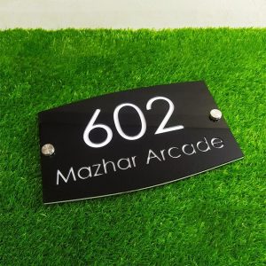Acrylic Home NamePlate (NP0105)