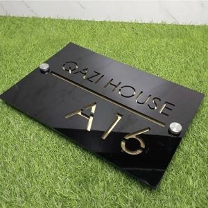 Acrylic Home NamePlate (NP0106)