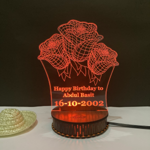 Happy Birthday 3D illusion Lamp (IL0118)