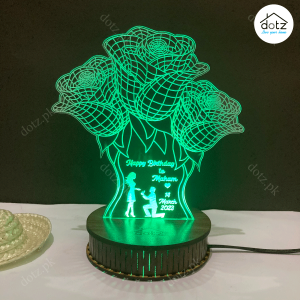Happy Birthday 3D illusion Lamp (IL0117)