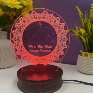 Ramzan Kareem 3D Illusion Lamp (IL0133)