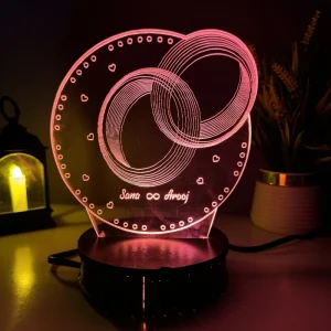Wedding Git 3D Illusion Lamp (IL0143)