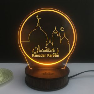 Ramzan Kareem 3D Illusion Lamp (IL0132)