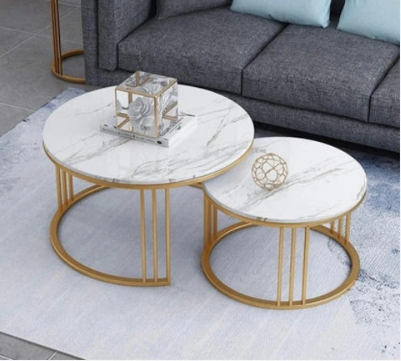 2pcs round coffee table set (WS0161) - Image 4
