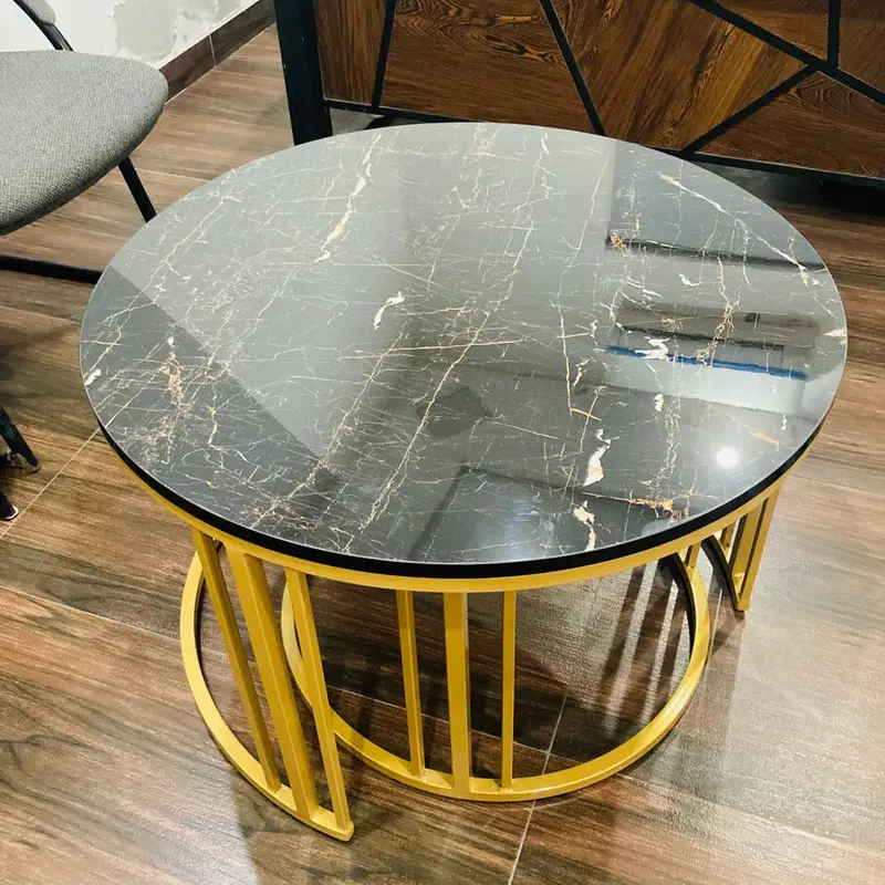 2pcs round coffee table set (WS0161) - Image 3