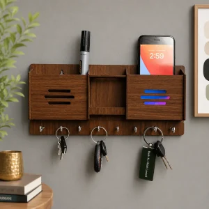 GEOMETRIC multipurpose design Wood Key Holder(WA0028)