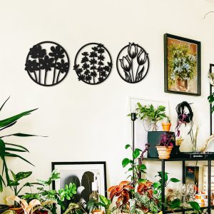 Decorative Flowers Wall Art (WA0039)