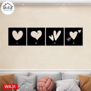 LOVE Heart Wall Art (WA0031)
