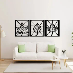 Leaves Trio Wall Art (WA0041)
