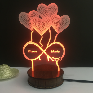 Artistic Gifts Personalized 3D Illusion Lamp (IL0110)