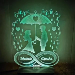 Customized Boy and Girl 3D Lamp (IL0156)