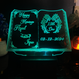 Customized Book Shaped Lamp (IL0163)