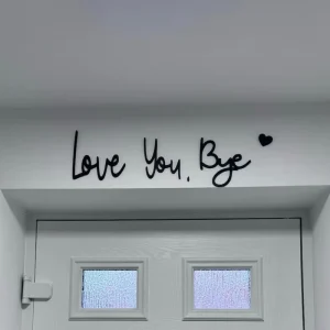 Love You Bye Wall Art (WA0141)