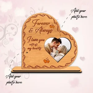 Personalized Romantic Couple Customized Picture Stand (WA0151)