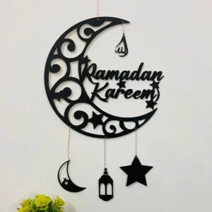 Ramadan Kareem Moon Hanging Wall Art (WA0170)