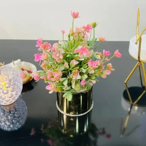 Floral Andrews Plants with Metal Pot