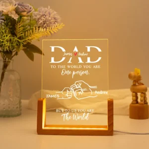 Fist Bump LED lamp for Father Day
