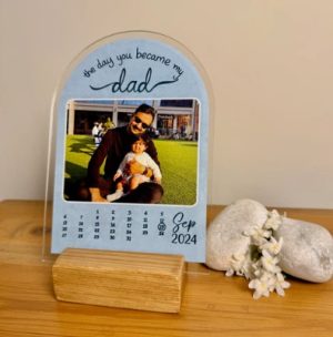 Day You Became My Dad Acrylic Plaque with Photo