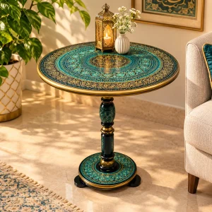 Round Coffee Table- Naqshi