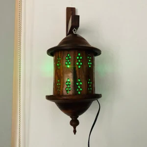 Wooden Wall Hanging Lamp