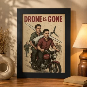 DRONE is GONE Wall Art