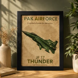 JF-17 PAK Air Force Pride Wall Art