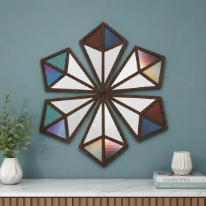 Geometric Acrylic Mirror Wall Art