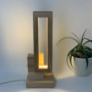 Minimalist Wooden LED Table Lamp