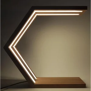 Honey Comb Wooden Table Lamp