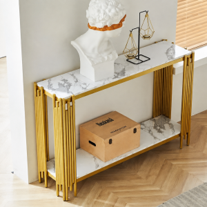 Tower TV Console Table