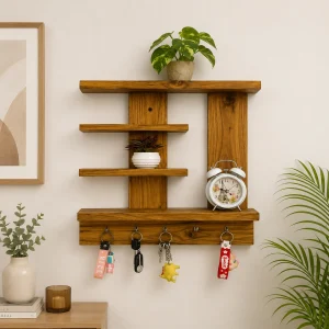 Multi Purpose Wooden Key Holder