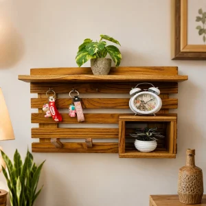 Multipurpose Wooden Shelf