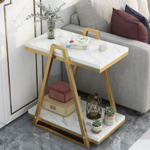 Coffee Table Nordic Luxury Double Side Table