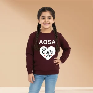 Cutie Pie Baby Name Sweat Shirt