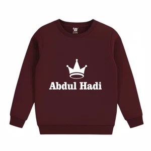 Baby Name with Crown Sweat Shirt