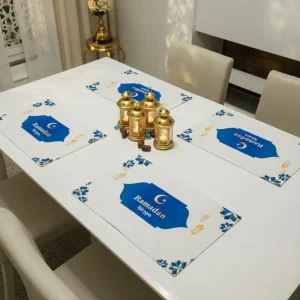 Ramadan Kareem Antique white Table Mat