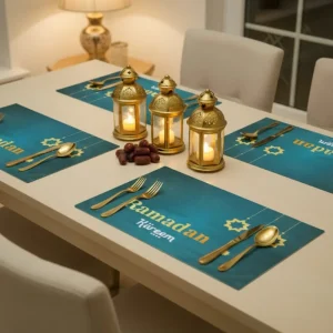 Ramadan Kareem Table Mat- Green