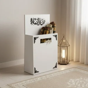 Wooden Prayer Mat Stand