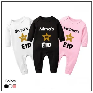 Customized Eid Name Romper