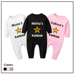 Customized Ramadan Name Romper