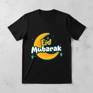 Eid Mubarak with Moon T Shirt