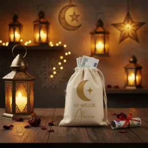 Eid Money Pouch with Golden Star