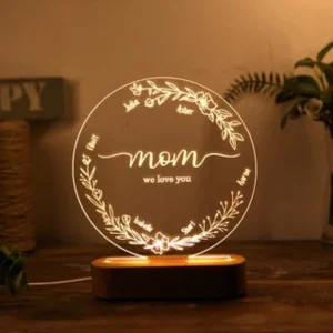 MOM we Love you Customized Lamp