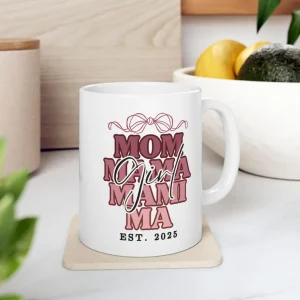 Personalized Girl or Boy Mom Mug