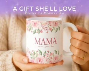 Personalized Mama Mug with Kids Names