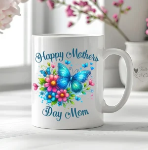 Happy Mothers Day Butterfly Mug