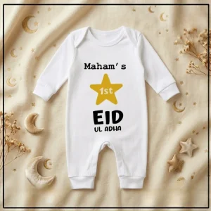 Customized Name 1st Eid ul Adha Romper